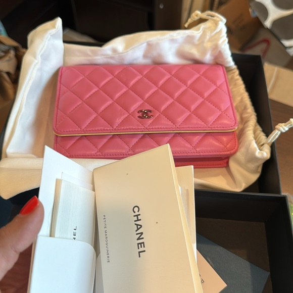 Chanel Lambskin Wallet on Chain, NWT very rare - Picture 2 of 14
